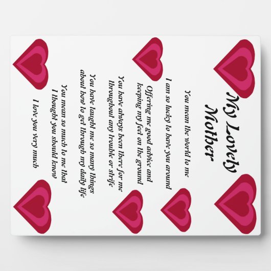 母詩 フォトプラーク (正面)