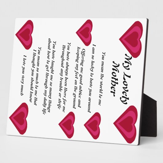 母詩 フォトプラーク (側面)