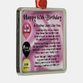 母詩-第65誕生日 メタルオーナメント (右)