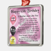 母詩-第65誕生日 メタルオーナメント (左)