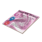 母詩-第80誕生日 タイル (側面)