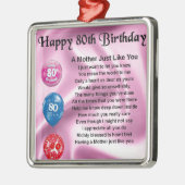 母詩-第80誕生日 メタルオーナメント (左)