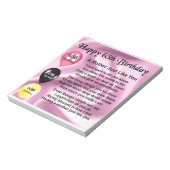 母詩 – 65誕生日 ノートパッド (回転)