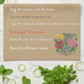 母詰まったキャッ転が キッチンタオル (折り畳み)