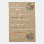 母詰まったキャッ転が キッチンタオル (縦)