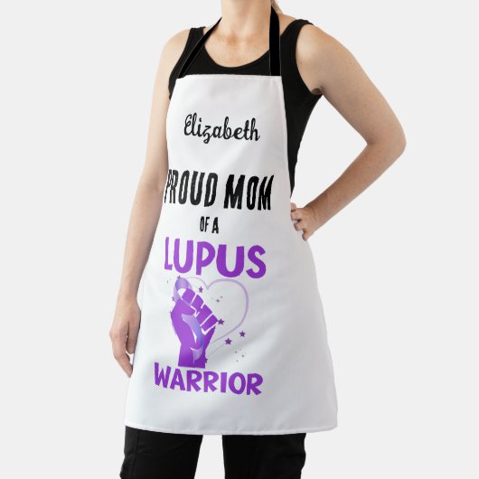 母誇りを持ったルパス戦士の母の日 エプロン (インサイチュ)