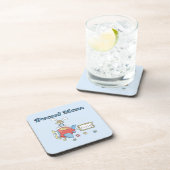 母誇りを持った機男の子のプレゼント コースター (右側)