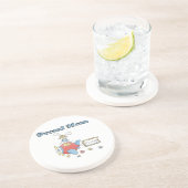 母誇りを持った機男の子のプレゼント コースター (側面)