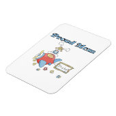 母誇りを持った機男の子のプレゼント マグネット (左側)