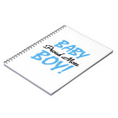 母誇りを持った男の赤ちゃん ノートブック (左側)