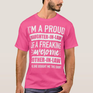 母誇りを持った義娘素晴らし Tシャツ