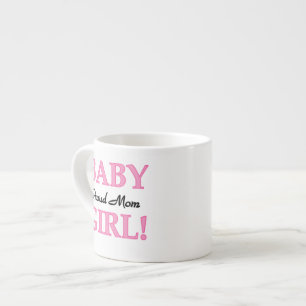 母誇りを持った赤ん坊の女の子のプレゼント エスプレッソカップ
