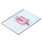 母誌「Reasons I Why I Love You」 ノートブック (左側)