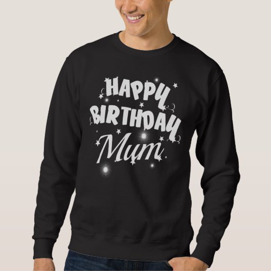 母誕生日おめでとう スウェットシャツ (正面)