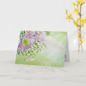 母誕生日または母の日 カード (黄色い花)