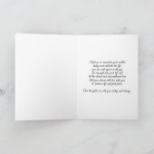 母誕生日パープルキャンドルの追悼 カード (内部)