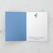 母誕生日忘れ詩と私ではない花 カード (内部)