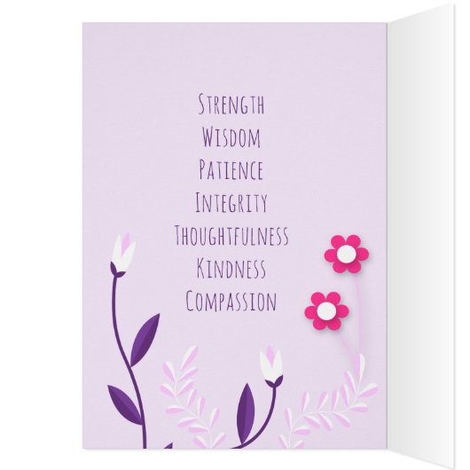 母誕生日私の信じられないほど素晴らしい母 (内側 (左))