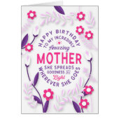 母誕生日私の信じられないほど素晴らしい母 (正面)
