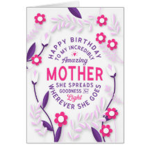 母誕生日私の信じられないほど素晴らしい母