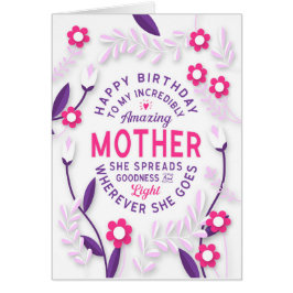 母誕生日私の信じられないほど素晴らしい母