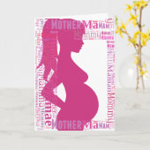 母語多言語対応 – Mothers Day Card カード (黄色い花)