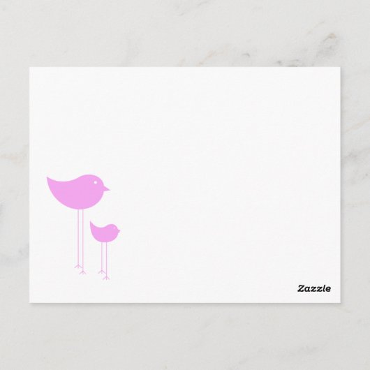 母語違う語 ポストカード (裏面)