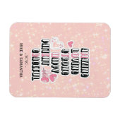 母語頭文字 |フローラ |母の日の贈り物 マグネット (横)