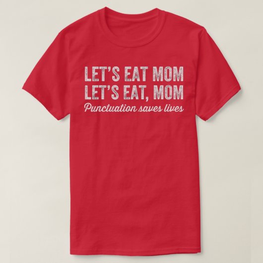 母語食べの句点がグラ救マに生きおもしろいる Tシャツ (デザイン正面)