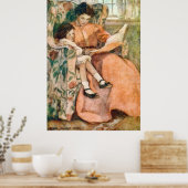 母読と一緒に雨の日のポスター ポスター (キッチン)