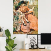 母読と一緒に雨の日のポスター ポスター (ホームオフィス)