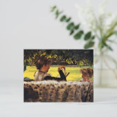 母読は小さな女の子 ポストカード (スタンド正面)