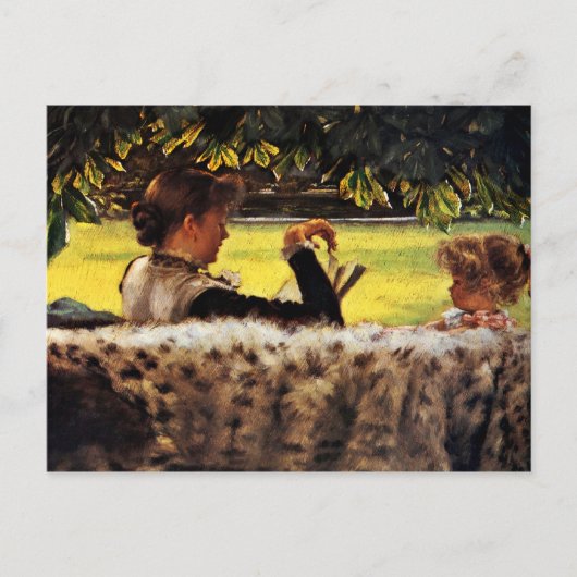 母読は小さな女の子 ポストカード (正面)