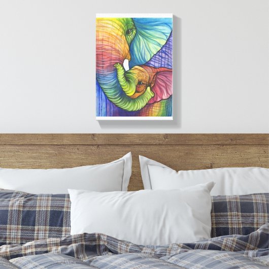 母象・子 キャンバスプリント (インサイチュ (寝室))