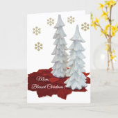 母賛美さんクリスマス折り返しグリーティングカード カード (黄色い花)