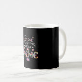 母賛美と呼ばれるミームの花 コーヒーマグカップ (正面右)