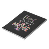 母賛美と呼ばれるミームの花 ノートパッド (回転)