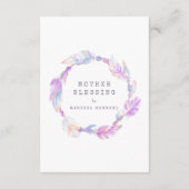 母賛美の エンクロージャーカード (裏面)