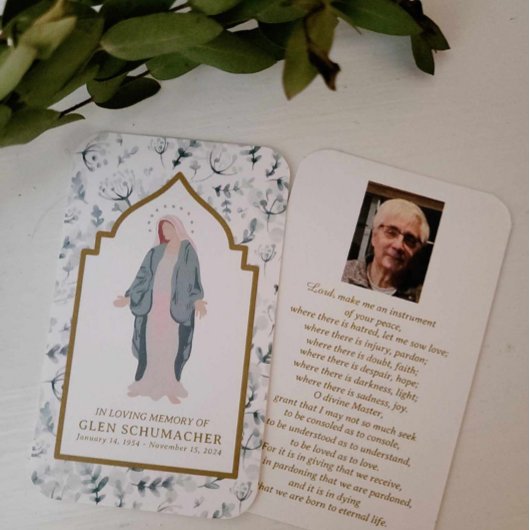 母賛美カトリック祈りの言葉カード