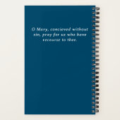 母賛美カトリック祈りの言葉雑誌 ノートブック (裏面)