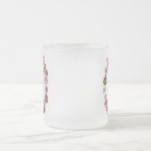 母賛美フローラすりマグカップ フロストグラスマグカップ (中央)