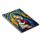 母賛美マリアとベビーイエス – ヴァージンマリア ノートブック (右側)