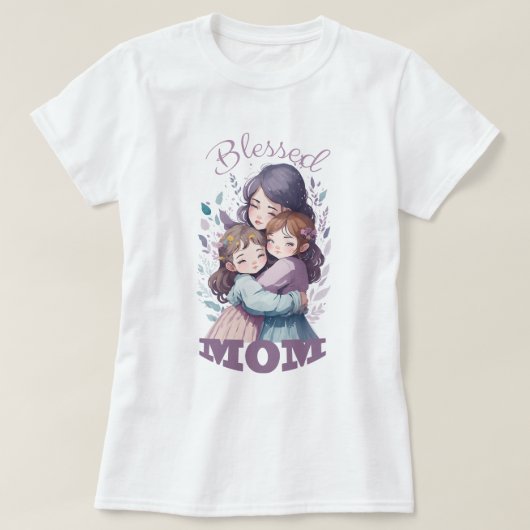 母賛美母の日の贈り物と誕生日 Tシャツ (デザイン正面)