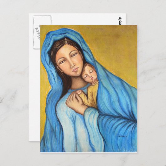 母賛美 ポストカード (正面/裏面)