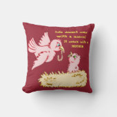 母赤ベビー クッション (正面)