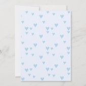 母車ベビーベビーシャワー招待状 招待状 (裏面)