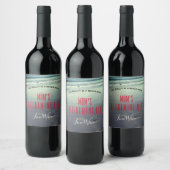 母退職した又は赤ワ素晴らしイン ワインラベル (ボトル)