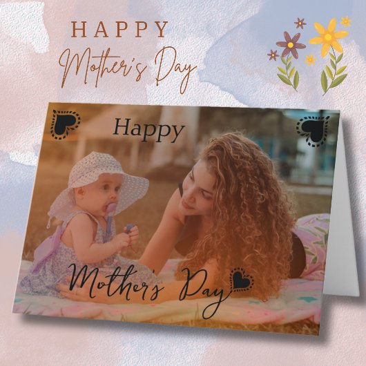 母遊と子供の写真カード シーズンカード