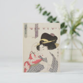 母運の子（歌麿） ポストカード (スタンド正面)