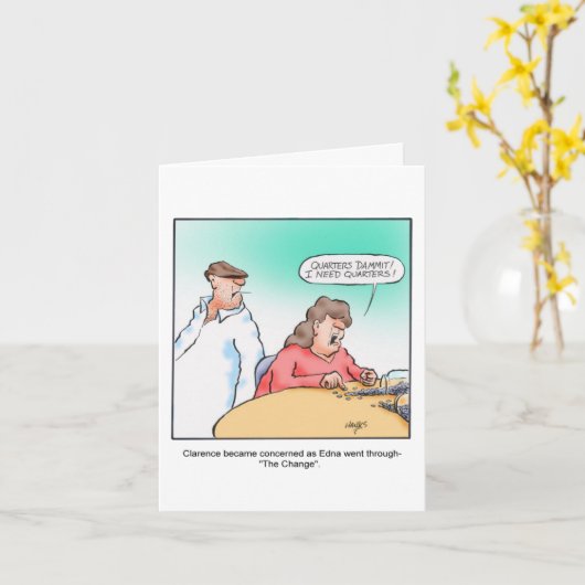 母間抜けの日 カード (黄色い花)